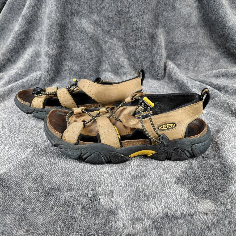 KEEN Kids Water Sandals Newport H2 Tan Yellow‎ Sport Water Shoes Size 4